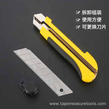 high quality black blade rotate lock utility knife